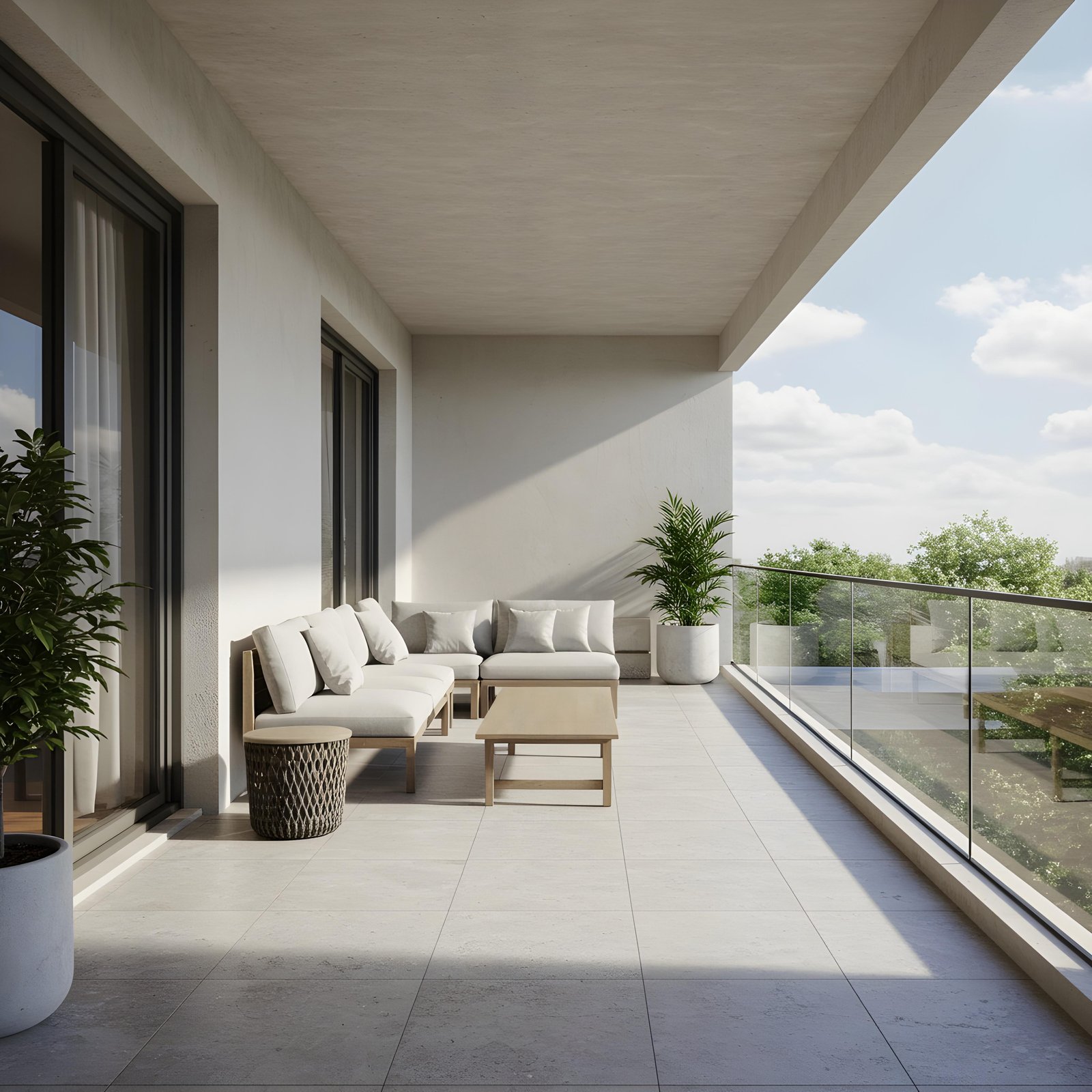 Worker applying Thermatek heat reflective paint on a metal rooftop